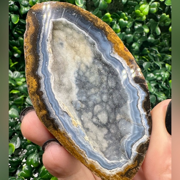 Stunning Druzy Agate Geode Pair - Picture 8 of 9